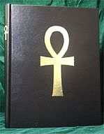 Blank Book of Shadows Ankh Design - Click Image to Close