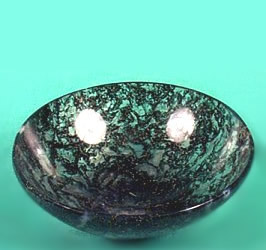 Devotional Bowl Moss Agate (2-3"diameter) - Click Image to Close
