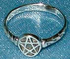Ring: Pentagram Tiny Sterling