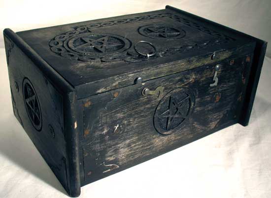 Celtic Pentagram Box / Cabinet - Click Image to Close