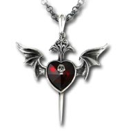 Death Of A Vampire Necklace - Click Image to Close
