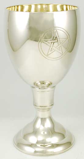 5.5" Pentacle Goblet / Chalice - Click Image to Close