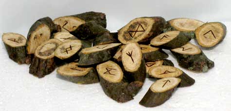 Oak Wood Rune Set