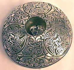 Celtic Animals Taper Holder, pewter, (3 3/8" diameter)