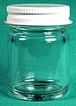 1 oz Clear Glass Jar