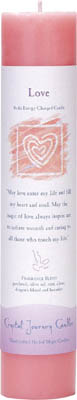 Love - Reiki Charged Herbal Spell / Ritual Candle