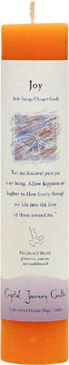 Joy - Reiki Charged Herbal Spell / Ritual Candle